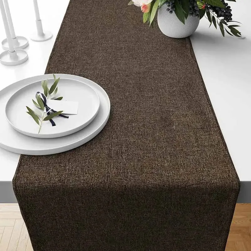 Jute Table Runner, Brown | 72 X 13 Inches