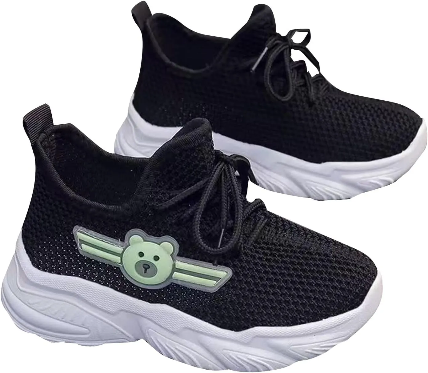 Kids Cozy Tennis Running Shoes Lightweight Slip On Sneakers Casual Sports Workout Shoes Running Walking Flat Shoes