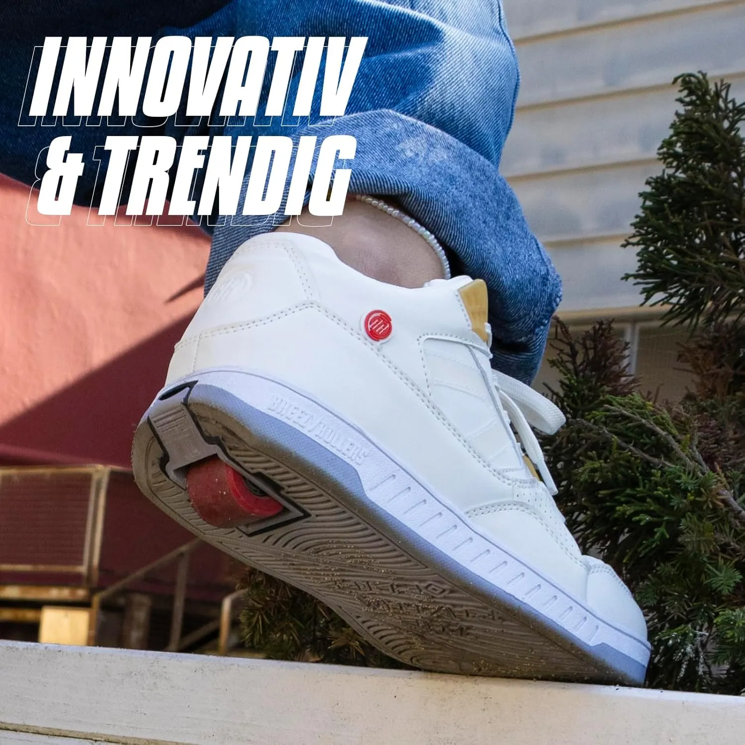 Kids' Roller Shoes | Transform from Street Sneakers to Roller Skates in Seconds | Patented Click System | Roller Sneakers for Boys & Girls