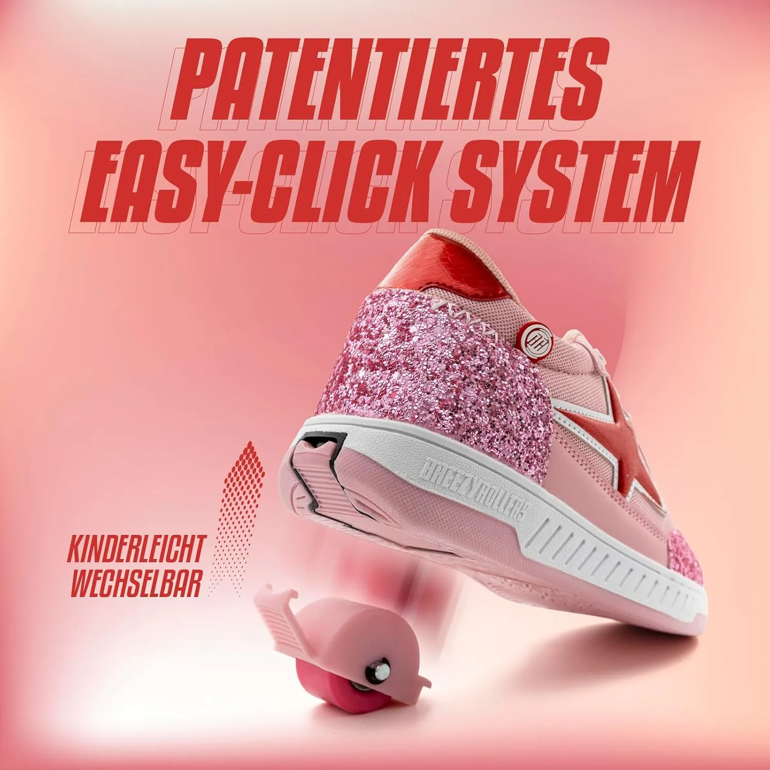Kids' Roller Shoes | Transform from Street Sneakers to Roller Skates in Seconds | Patented Click System | Roller Sneakers for Boys & Girls