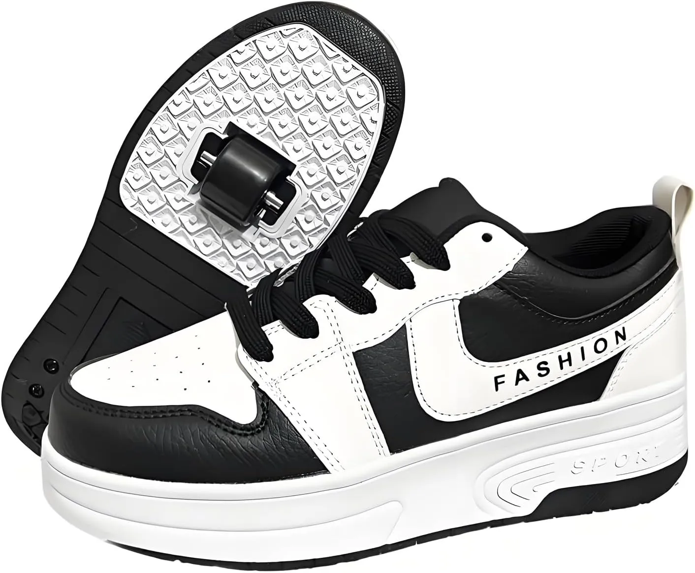 Kids Roller Skate Shoes Automatic Retrectable Technical Skateboarding Skates Multisport Running Sneakers for Boys Girls and Teen Outdoor