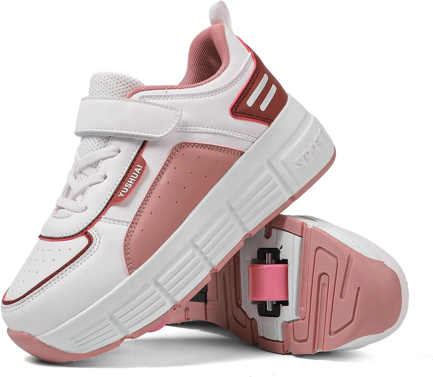 Kids Roller Skate Shoes Automatic Retrectable Technical Skateboarding Skates Multisport Running Sneakers for Boys Girls and Teen Outdoor