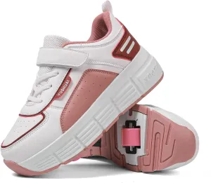 Kids Roller Skate Shoes Automatic Retrectable Technical Skateboarding Skates Multisport Running Sneakers for Boys Girls and Teen Outdoor