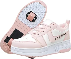 Kids Roller Skate Shoes Automatic Retrectable Technical Skateboarding Skates Multisport Running Sneakers for Boys Girls and Teen Outdoor