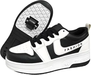 Kids Roller Skate Shoes Automatic Retrectable Technical Skateboarding Skates Multisport Running Sneakers for Boys Girls and Teen Outdoor