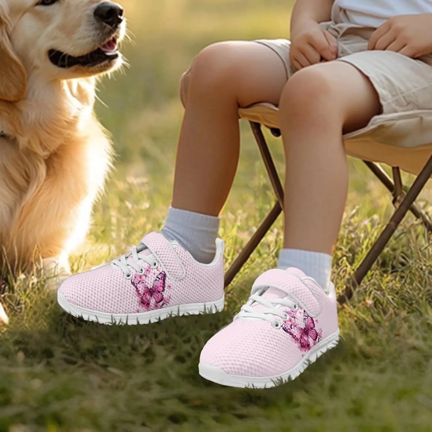 Kids Slip on Walking Shoes Athletic Sneakers for Girls Boys