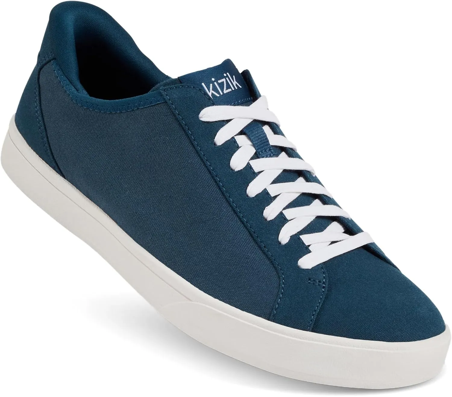 Kizik Slip On Sneakers: Irvine - Low-Profile, Stretch Canvas with Grippy Rubber Soles, Casual Shoes for Women & Men, Hands Free Convenience - Regular Width