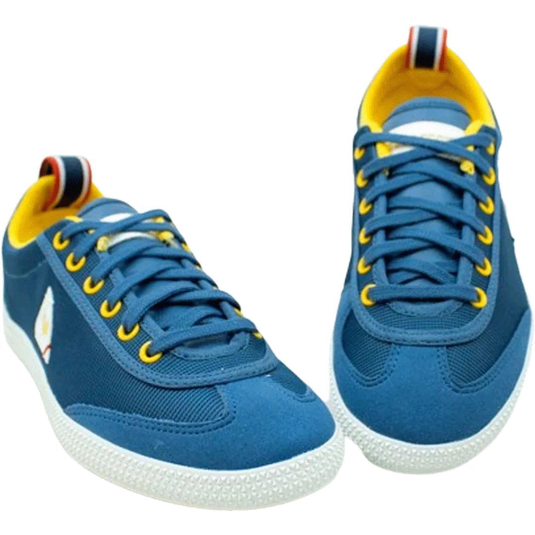 Lecoq Sportif Provencale Nylon Denim Mustard Sneaker