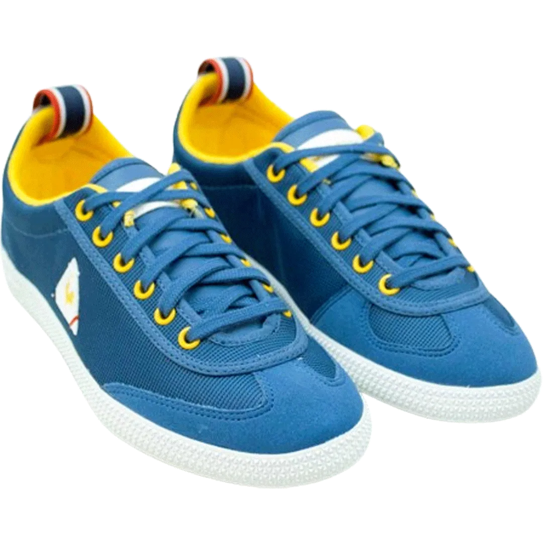 Lecoq Sportif Provencale Nylon Denim Mustard Sneaker