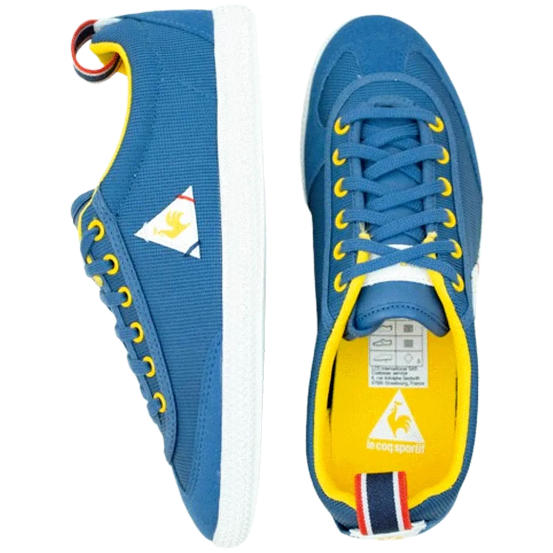 Lecoq Sportif Provencale Nylon Denim Mustard Sneaker