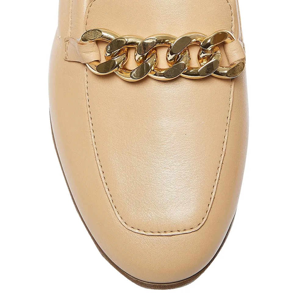 Lyla Loafer in Tan Leather