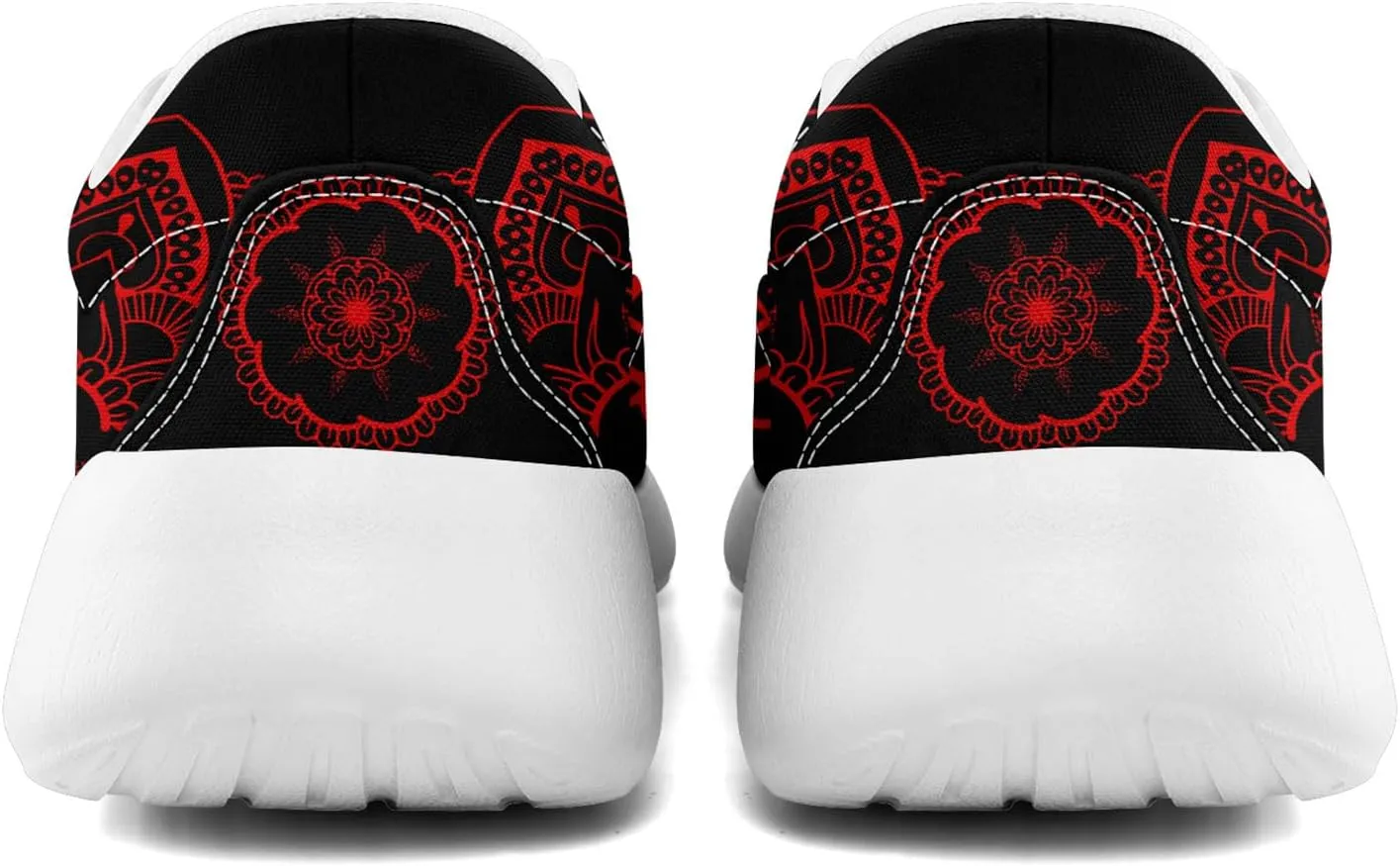 Men's Fashion Skull Canvas Shoes Women's Gothic Flower Slip-on Casual Sneaker Lightweight Breathable Summer Footwear