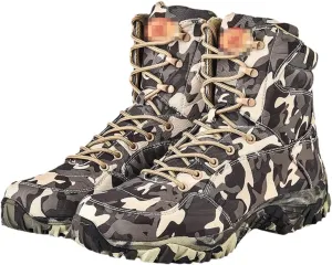 Men's Outdoor Hunting Mountaineering Non-Slip Waterproof Warm Shoes Winter Desert Mountain Tactical Boots