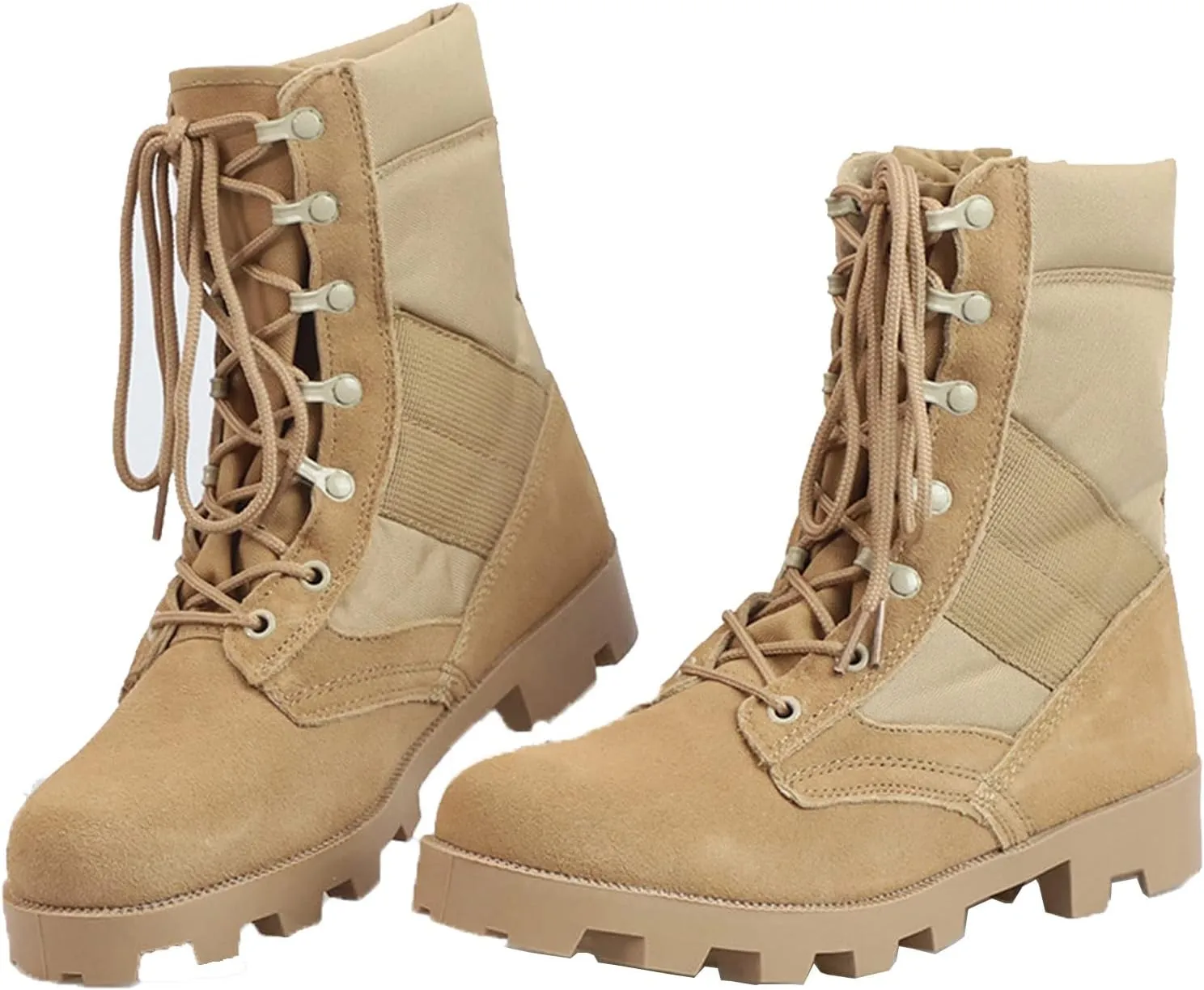 Men's Tactical Boots Outdoor Casual Lightweight Desert Military Boots for Hiking Work Combat