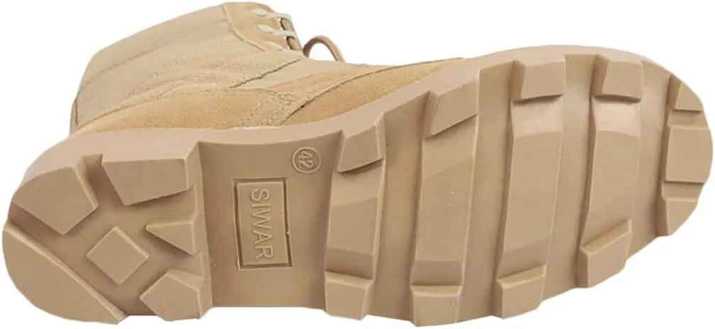 Men's Tactical Boots Outdoor Casual Lightweight Desert Military Boots for Hiking Work Combat