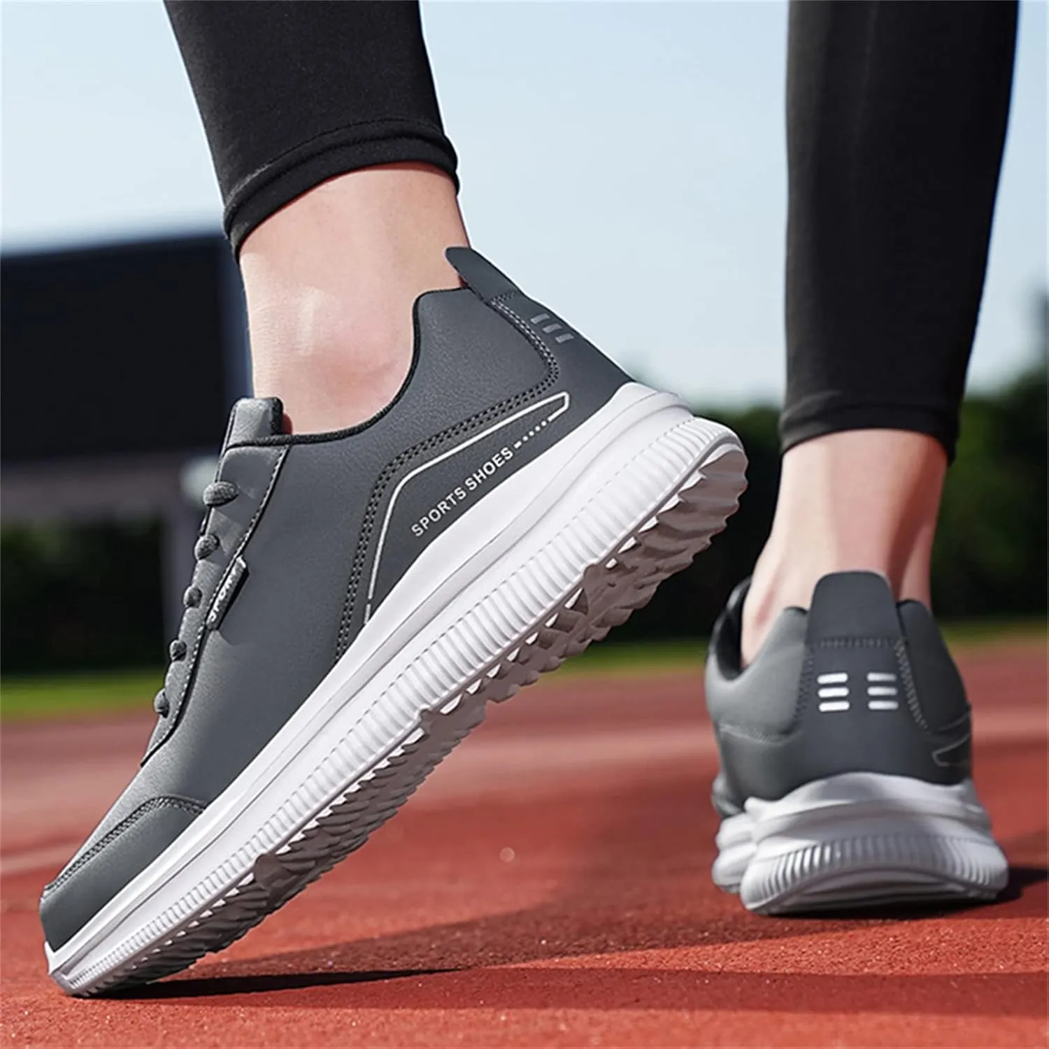 Men's Work Shoes Non-Slip Waterproof Restaurant Shoes Lightweight Comfortable Chef Shoes Waiters