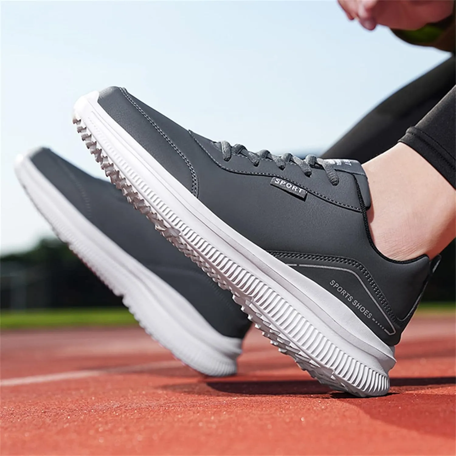 Men's Work Shoes Non-Slip Waterproof Restaurant Shoes Lightweight Comfortable Chef Shoes Waiters