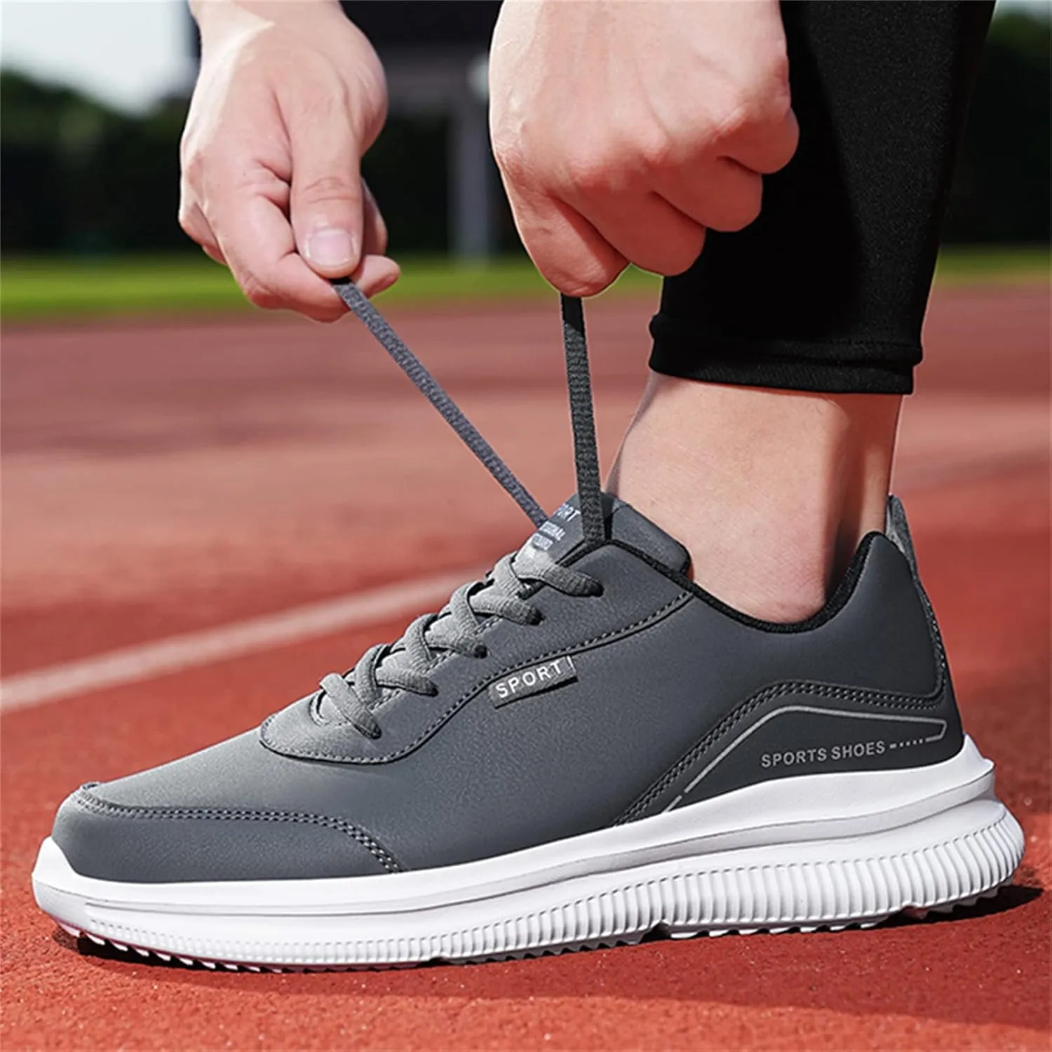 Men's Work Shoes Non-Slip Waterproof Restaurant Shoes Lightweight Comfortable Chef Shoes Waiters