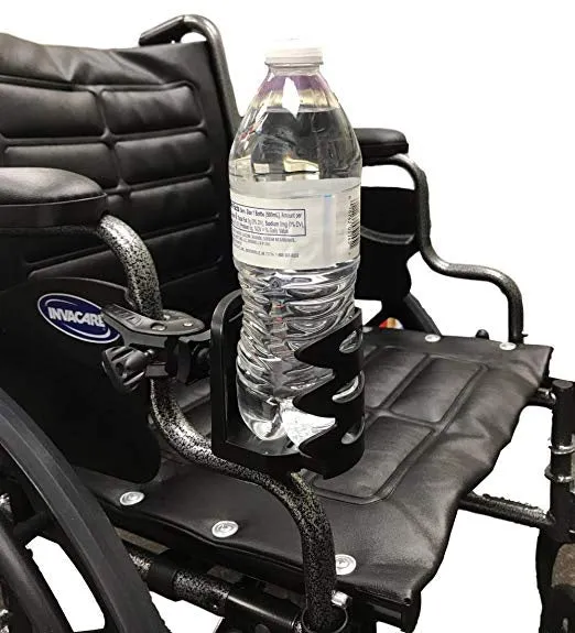 Mobility Cup Holder for Walker, Wheelchair and Mobility Scooter