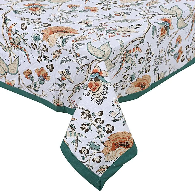 Muhina SquareTable Cover (Green) - Four Seater