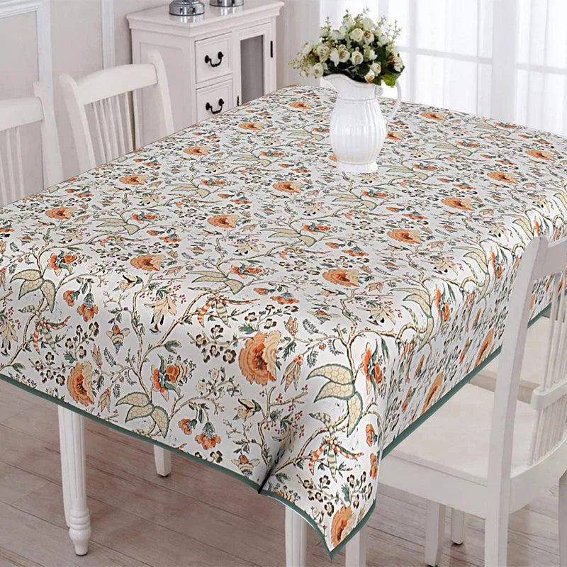 Muhina SquareTable Cover (Green) - Four Seater