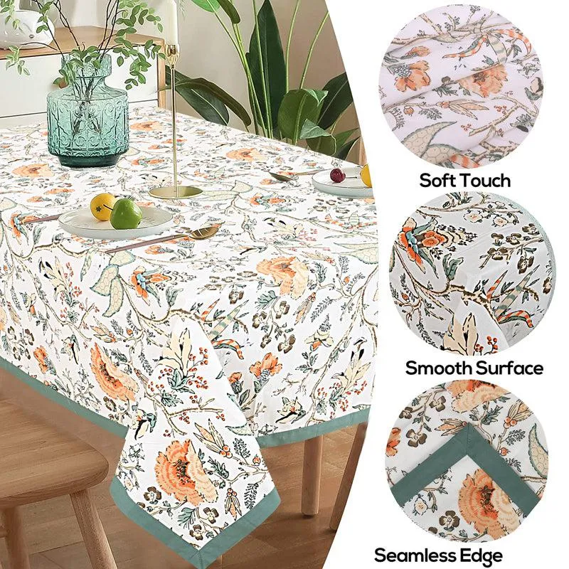 Muhina SquareTable Cover (Green) - Four Seater