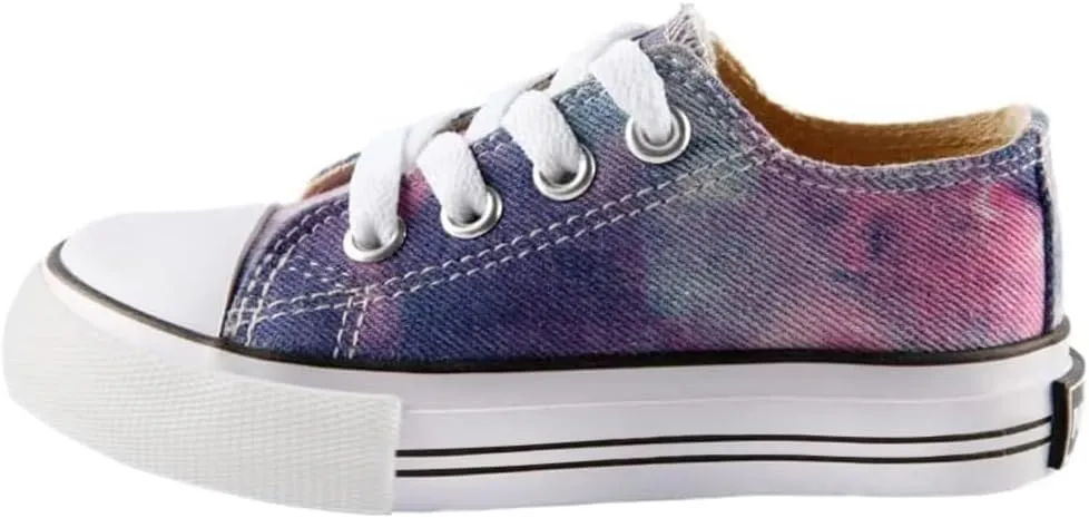 Mvlsoct Boys and Girl Low Top Canvas Kids Lace up Sneakers
