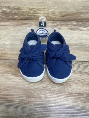 NEW OshKosh B'Gosh Girls' Hilda Sneaker Navy Sz 4c