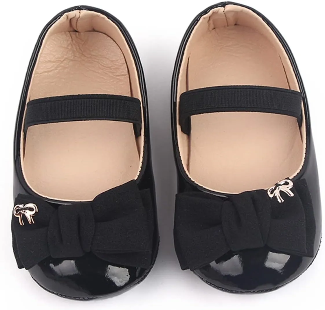 Newborn Baby Girls First Walking Shoes Flower Girls Wedding Party Shoes Flat for Kid Infant Kids Shoes
