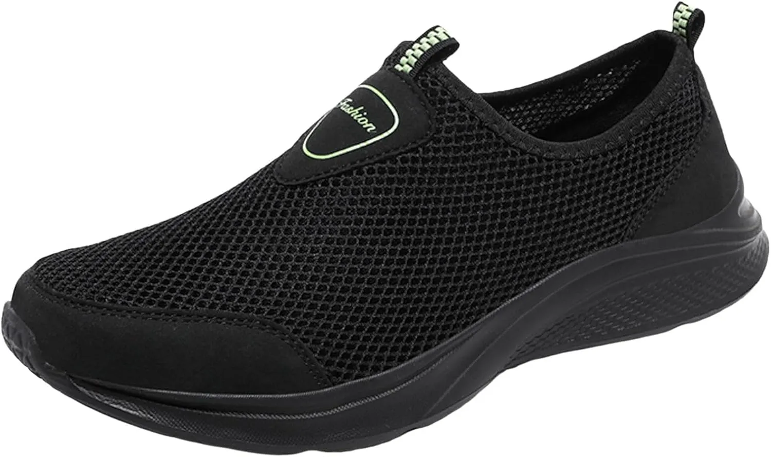 Outdoor Jogging Sneaker for Men Slip On Lightweight Breathable Fashion Sneaker Convenient Elderly Slip On Shoes