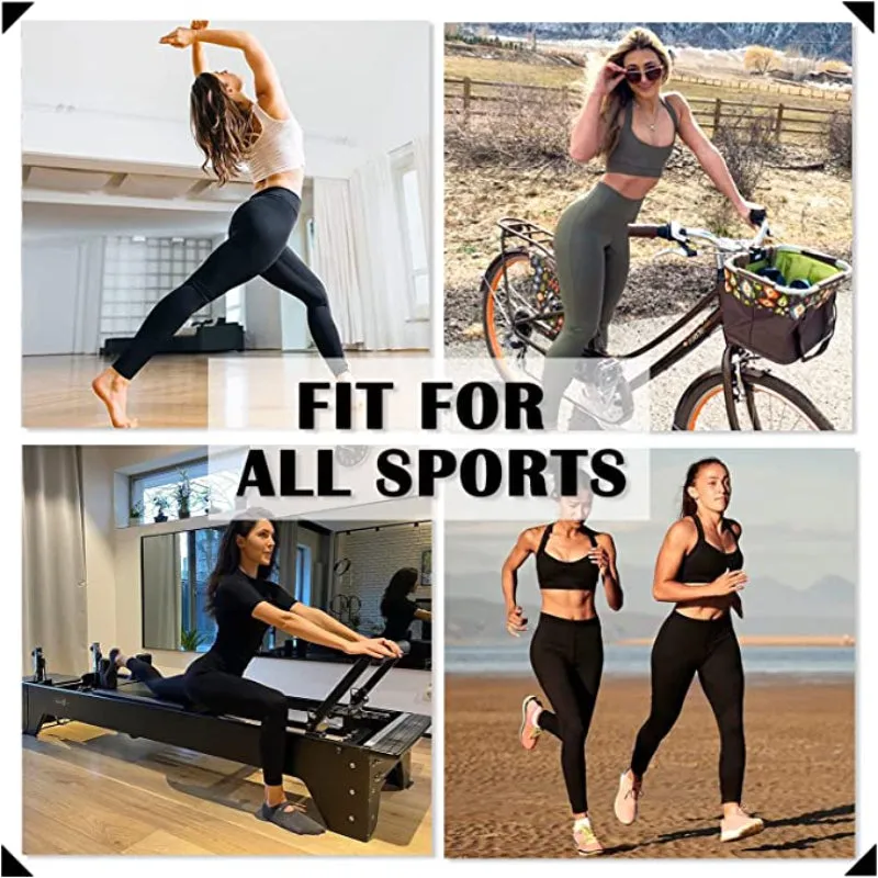 Pack Of 2 Leggings for Women Butt Lift-High Waisted Tummy Control Black Workout Yoga Pants