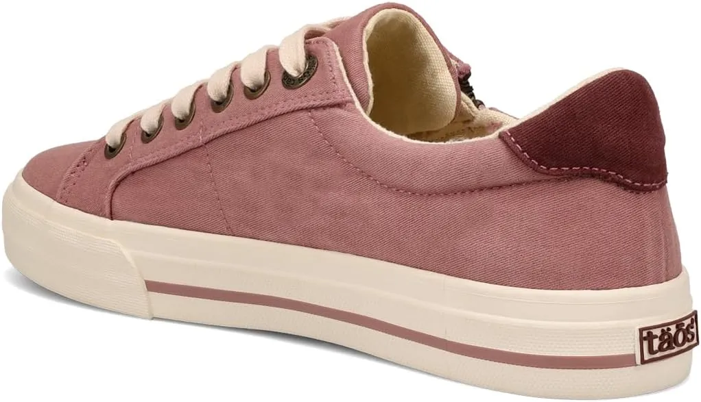 Taos Z Soul Womens Sneaker - Stylish Platform Sneaker with Removable Footbed, Arch Support, Premium Cushioning, Lace-Up Adjustability, and Easy Access Zipper