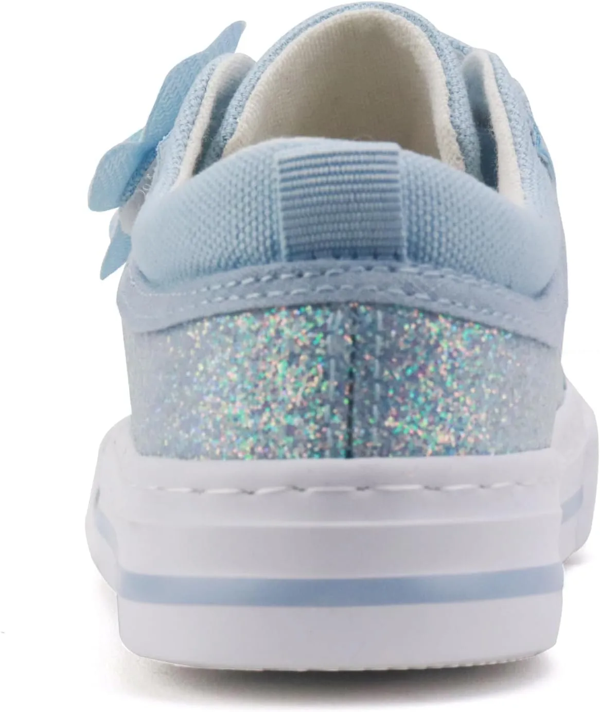 ToandonToddler Kids Sneakers Sparkle Fashion Glitter Sequins Canvas Shoes