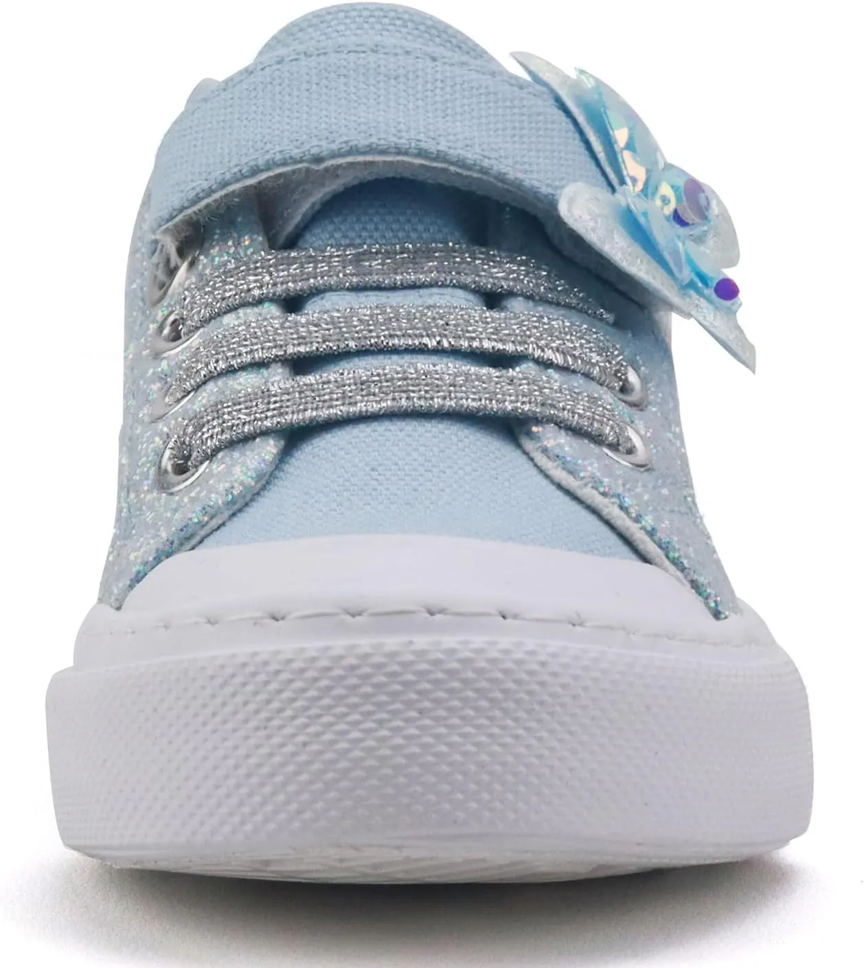 ToandonToddler Kids Sneakers Sparkle Fashion Glitter Sequins Canvas Shoes