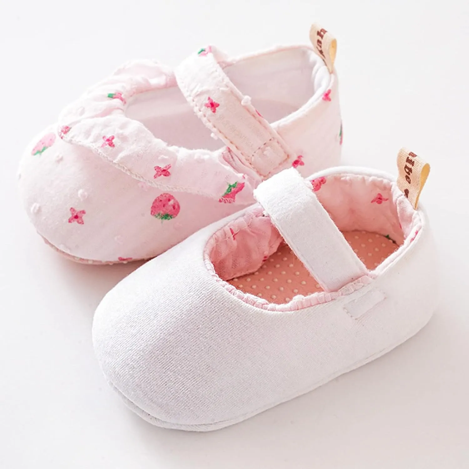 Toddler Infant Shoes Strawberry Prints Soft Non Slip Socks Baby Floor Sandals Socks Toddler Girl Cute Dress Shoes
