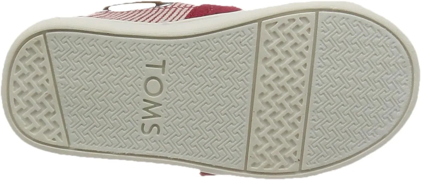 Toms 10007543 RED STRIPES BIMINI slip on/flat