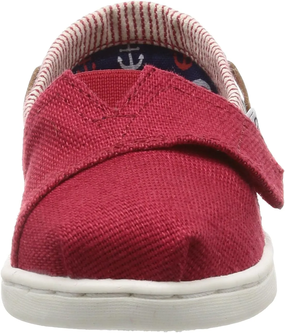 Toms 10007543 RED STRIPES BIMINI slip on/flat