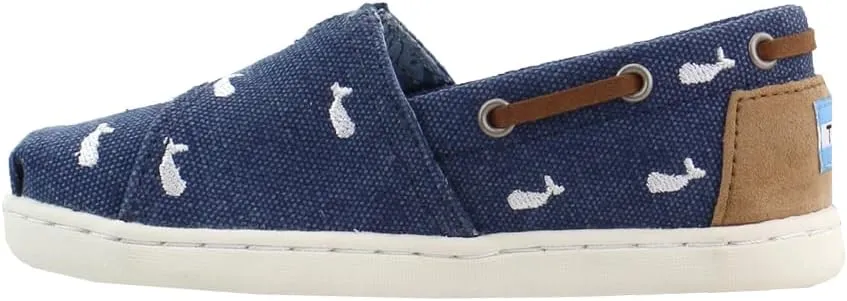 TOMS Toddler Boys Bimini Boat Sneakers Shoes Casual - Blue