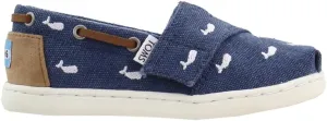 TOMS Toddler Boys Bimini Boat Sneakers Shoes Casual - Blue