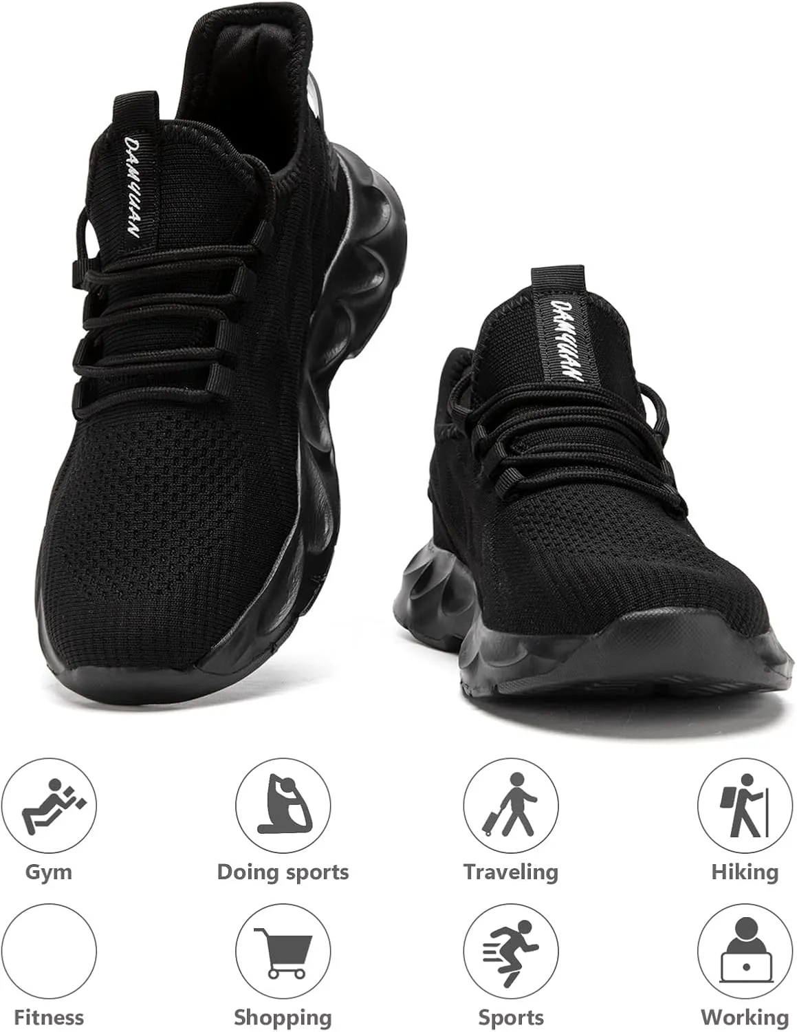 Tvtaop Running Shoes Womens Sneakers Tennis Walking Workout Gym Shoes Lightweight Comfortable Trail Running