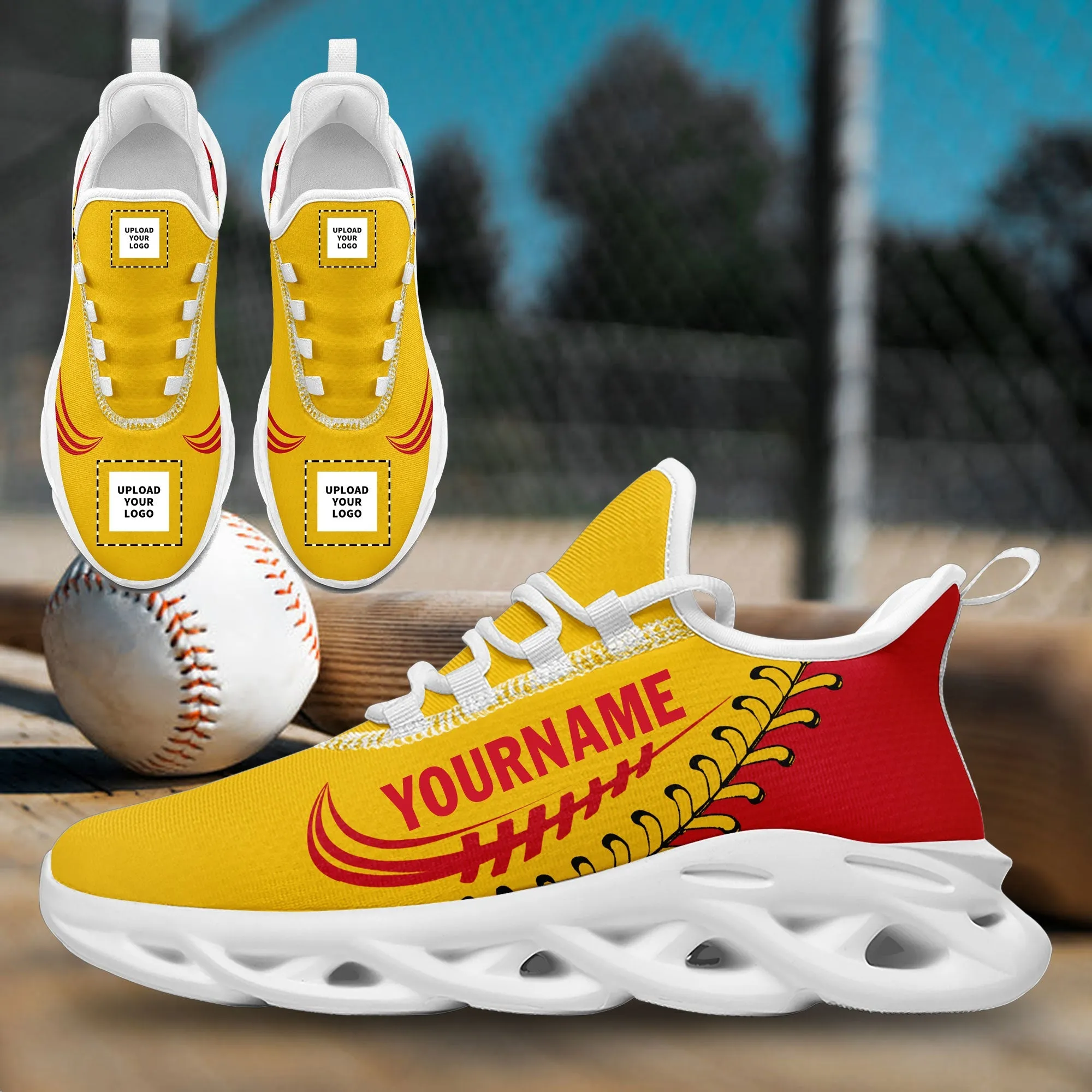 Unique Gift,Custom Yellow Jersey MaxSoul Shoes and Hat Combo Offer Personalized ZH-bd0b00e0-8