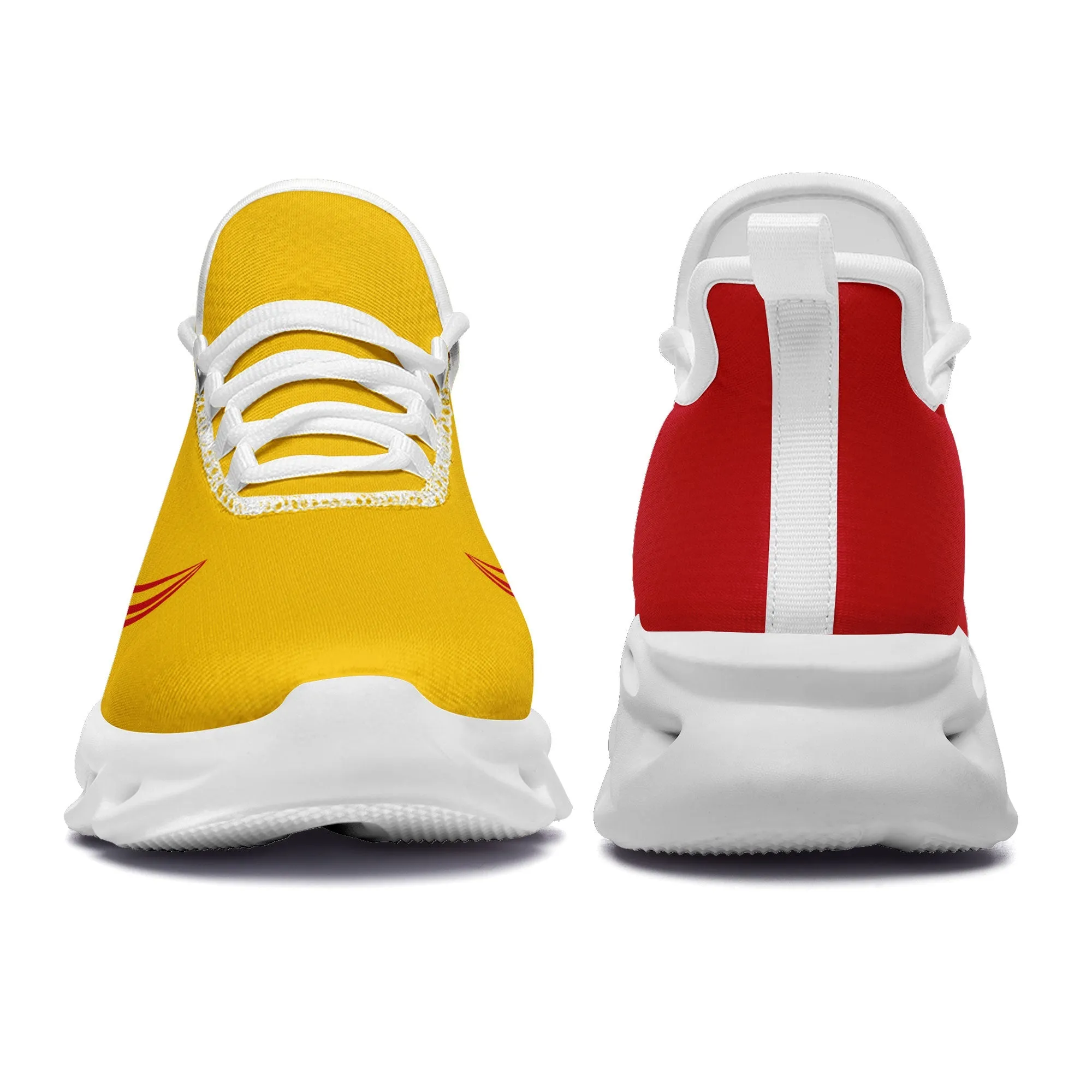 Unique Gift,Custom Yellow Jersey MaxSoul Shoes and Hat Combo Offer Personalized ZH-bd0b00e0-8