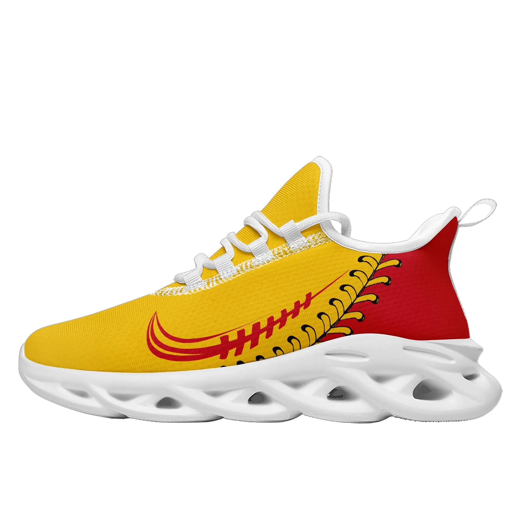 Unique Gift,Custom Yellow Jersey MaxSoul Shoes and Hat Combo Offer Personalized ZH-bd0b00e0-8