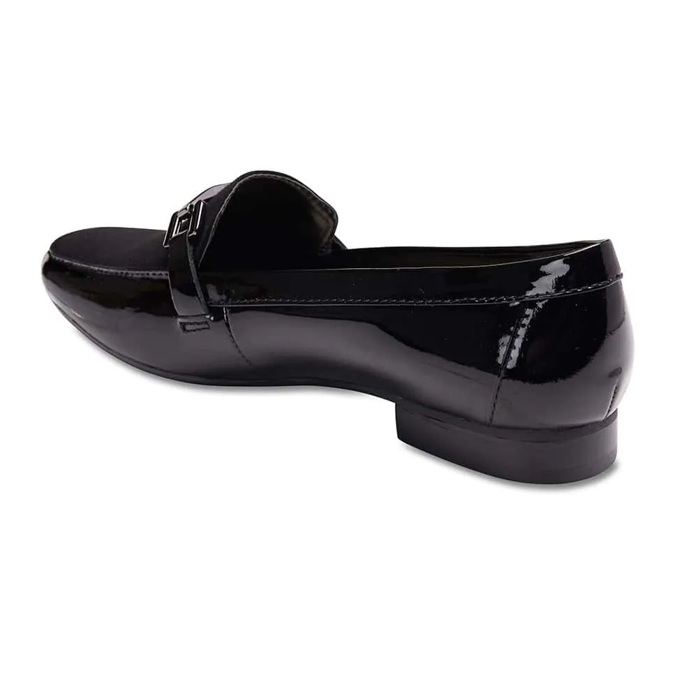 Verona Loafer in Black Suede