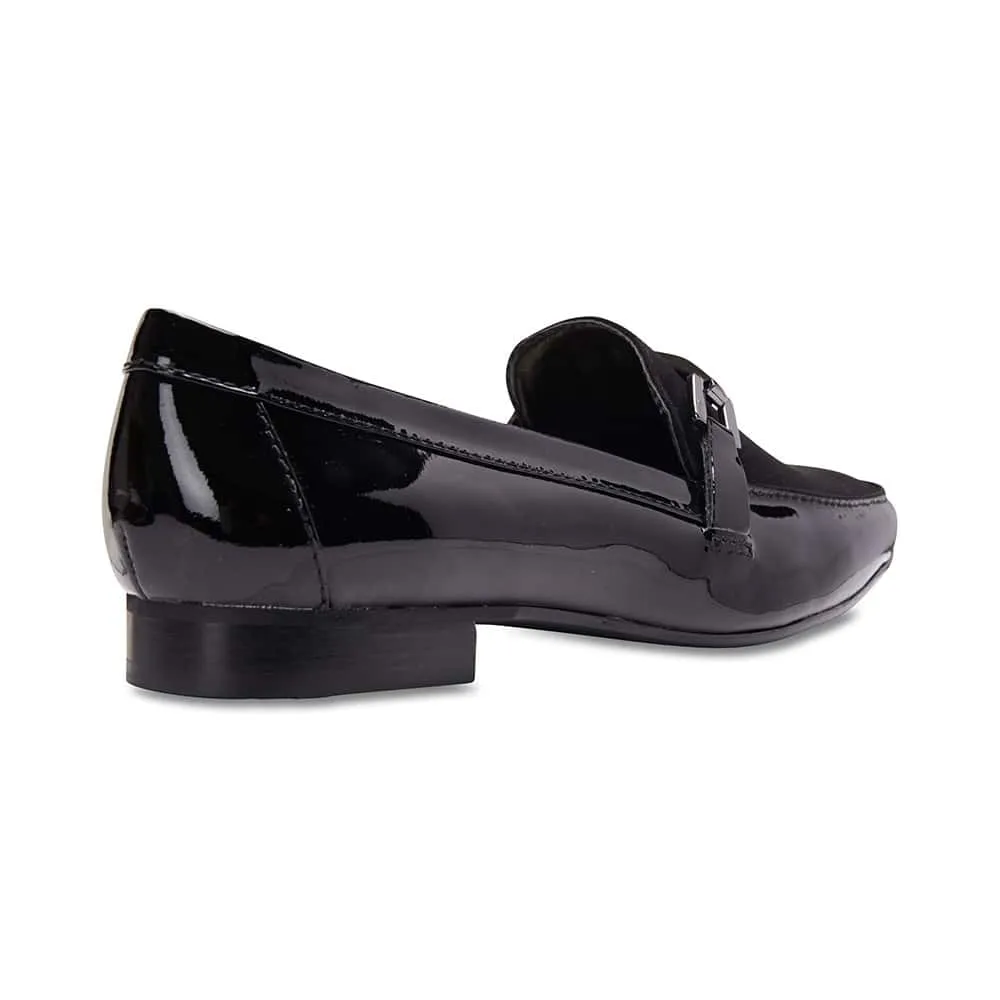 Verona Loafer in Black Suede