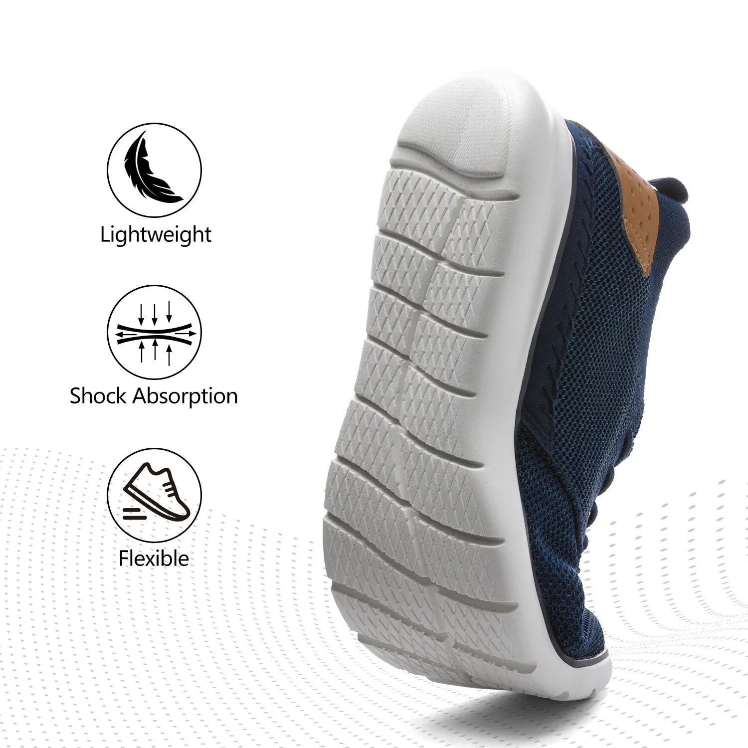 West Louis Fashion Mesh Casual Lightweight Breathable Walking Shoes
