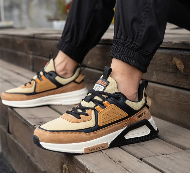 West Louis Fashion Walking Designer Leather Lightweight Sneakers