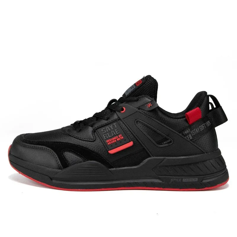 West Louis Fashion Walking Designer Leather Lightweight Sneakers