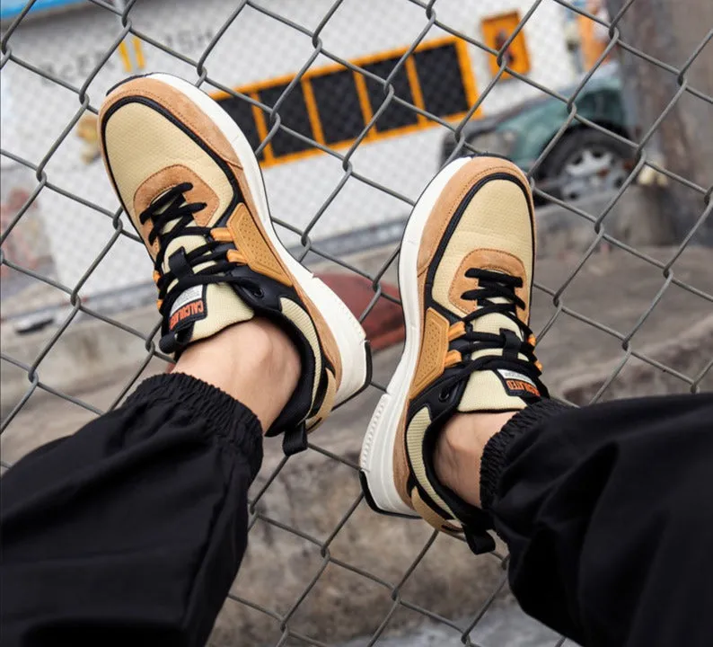 West Louis Fashion Walking Designer Leather Lightweight Sneakers