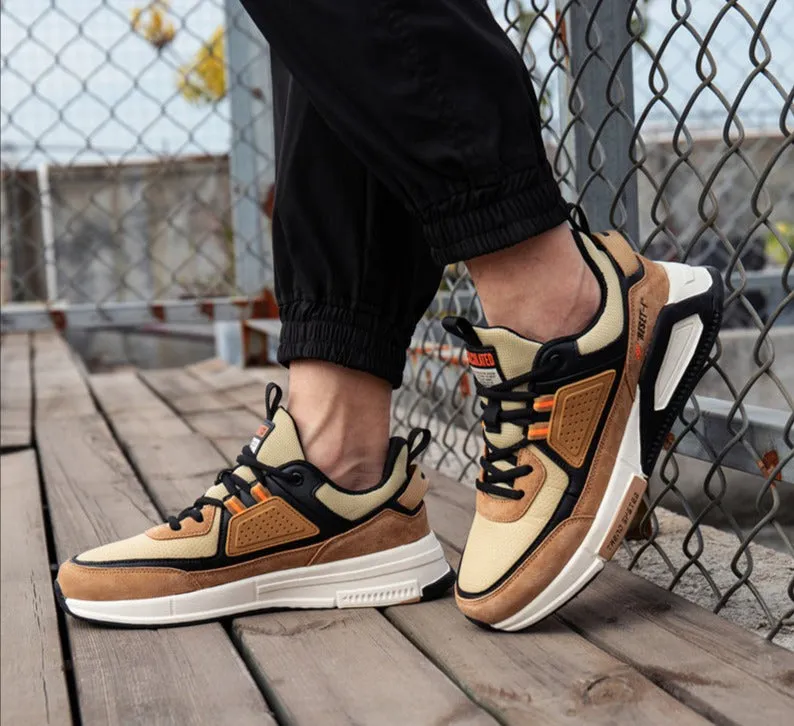 West Louis Fashion Walking Designer Leather Lightweight Sneakers